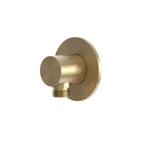 Rose Gold Wall-Mount Flexible Shower Holder with Durable High-Quality Material
