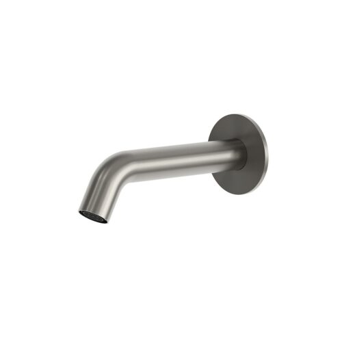 Wall-Mount Stainless Steel Rifle Barrel Spout in Gunmetal for Sink Durable