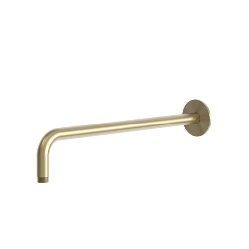 Long Wall-Mounted Shower Arm in Gold PVD Finish Durable High-Quality Material