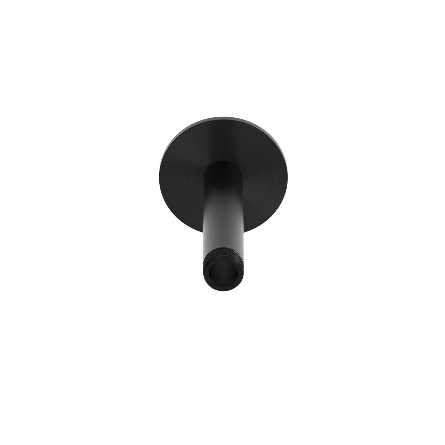 Short Black Ceiling-Mounted Shower Arm Durable High-Quality Material Modern Design