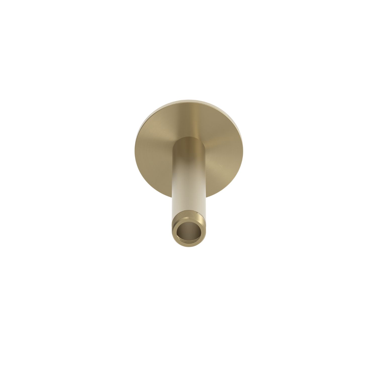 Gold Ceiling-Mounted Short Shower Arm Durable High-Quality Metal Design