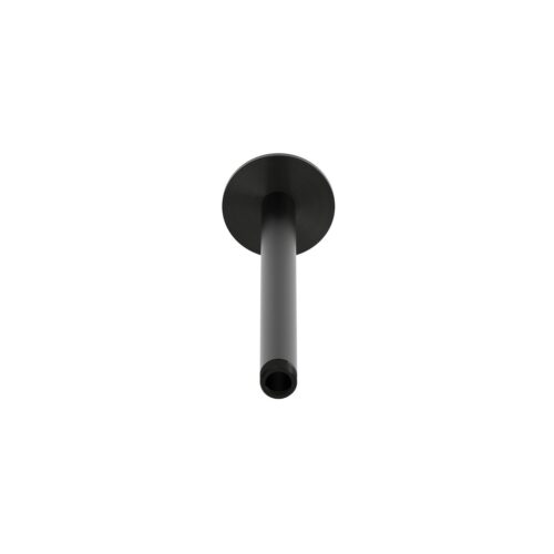 Black Metal Long Ceiling-Mounted Shower Arm with Durable Modern Design