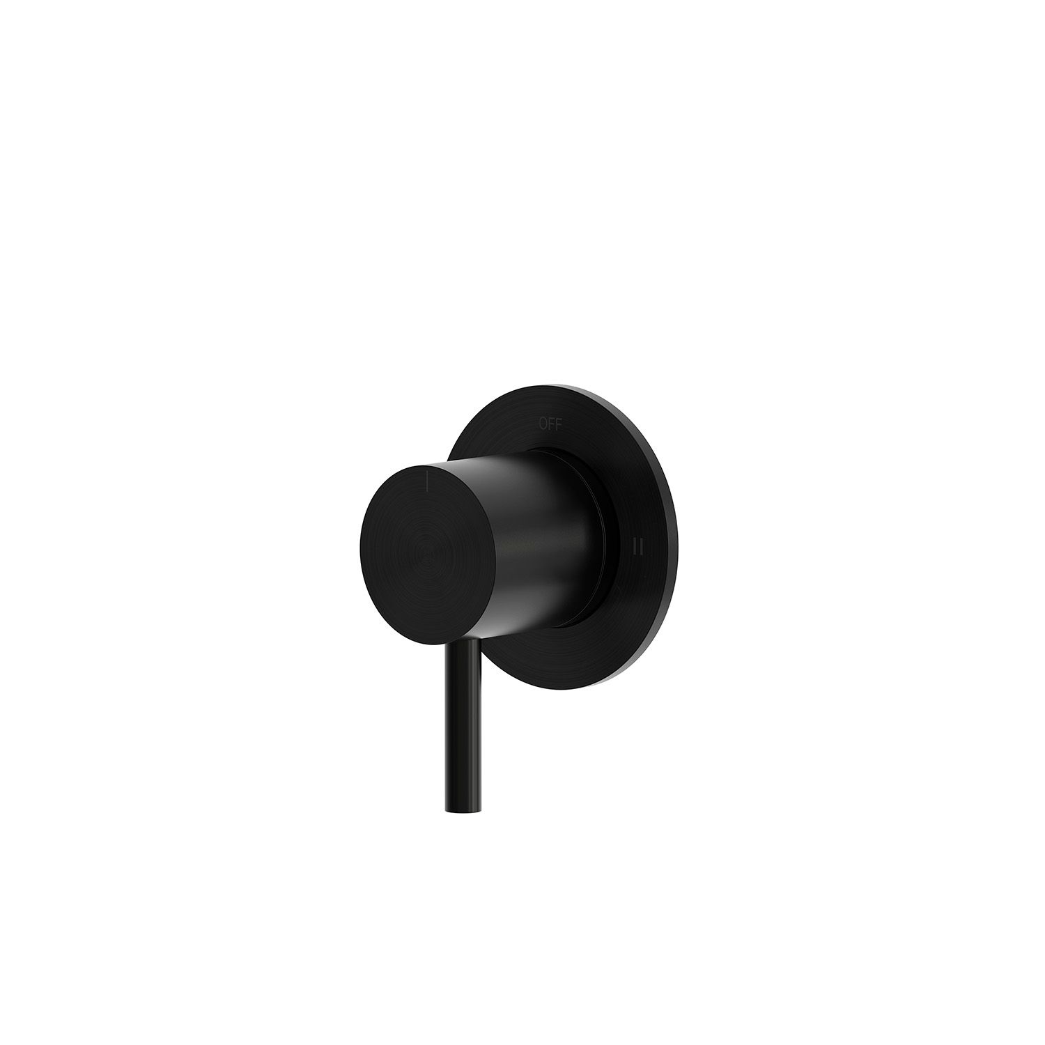 Black 316L Stainless Steel Wall-Mounted Diverter Control