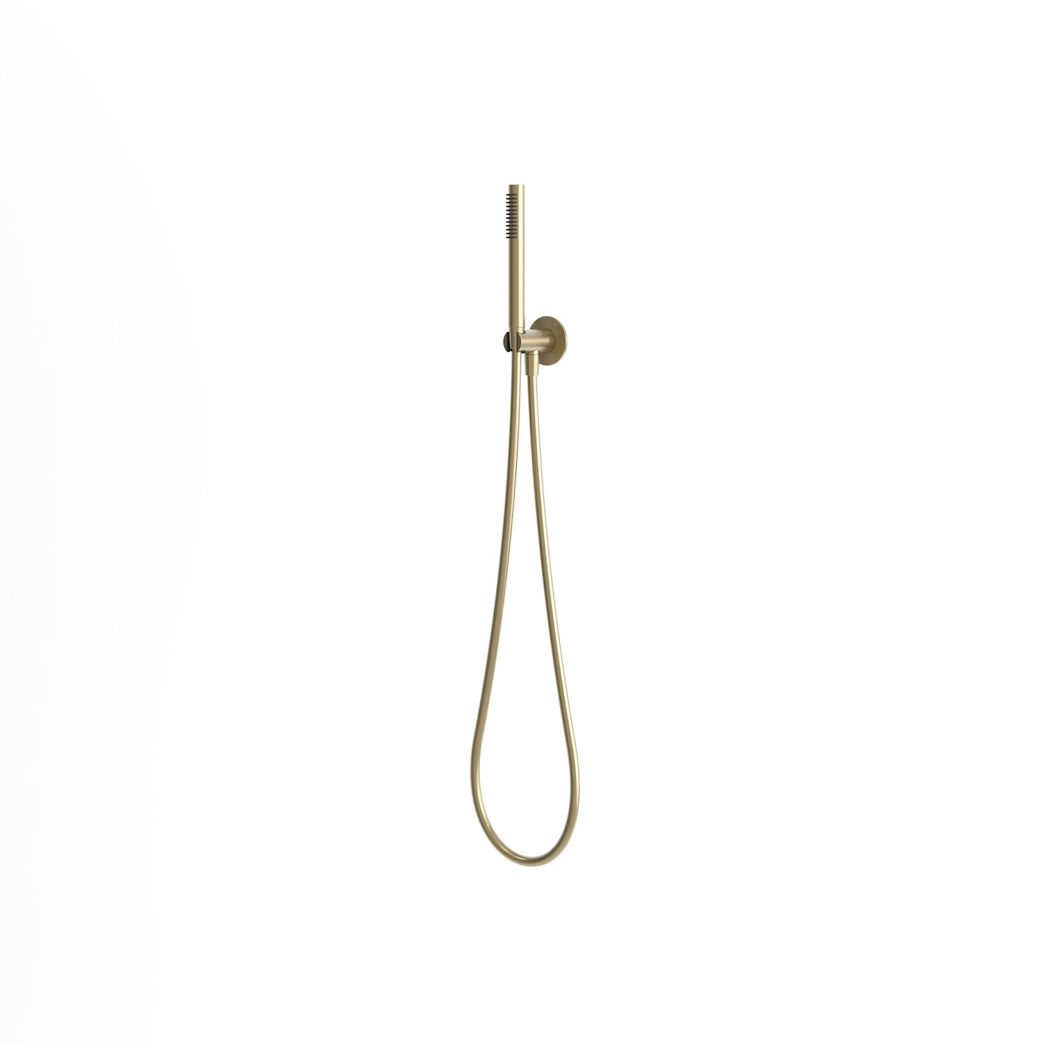 Gold 316L Stainless Steel Wall-Mount Hand Shower with Flexible Hose Kit