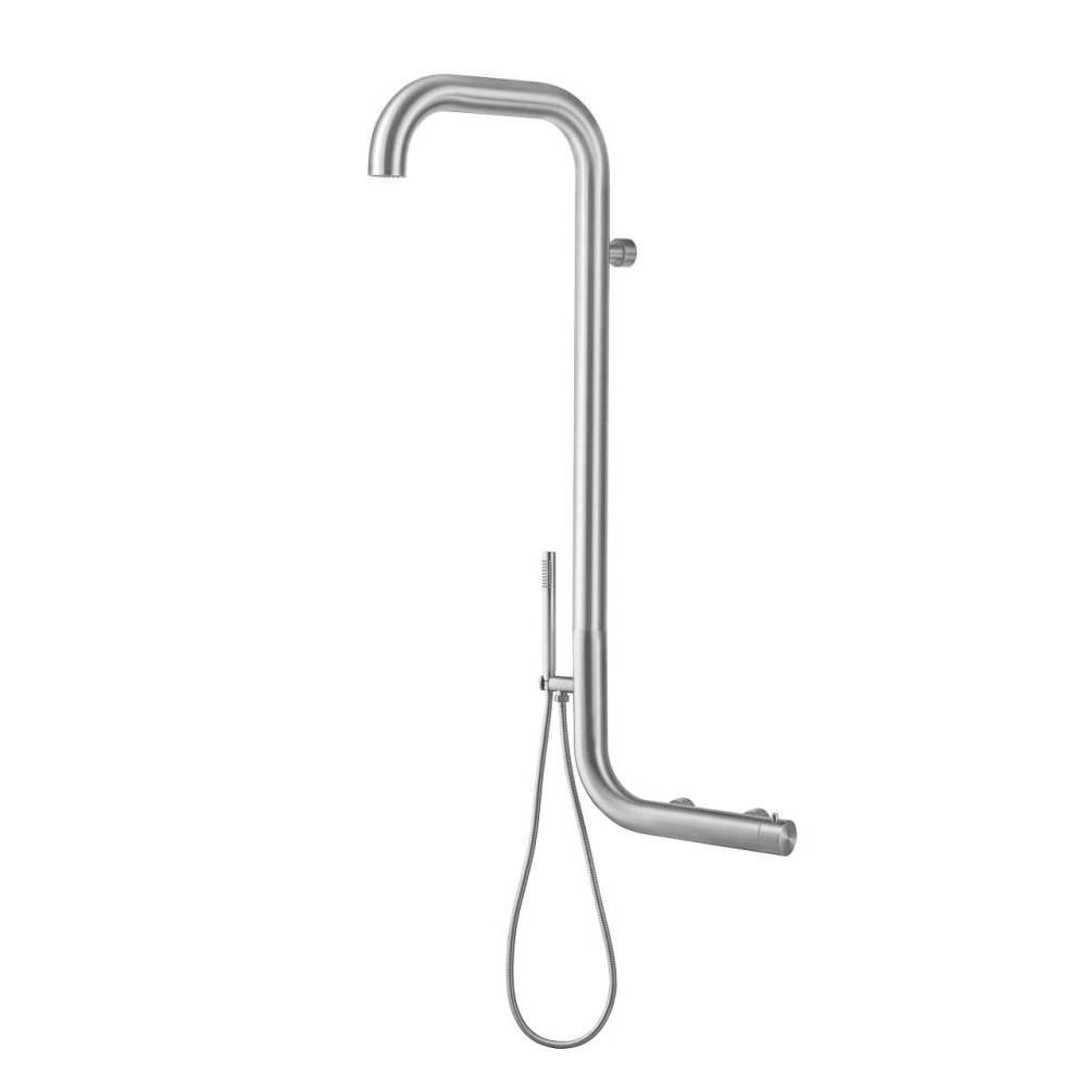 Sined Arborea 316l Steel Outdoor Wall Shower - Image 2