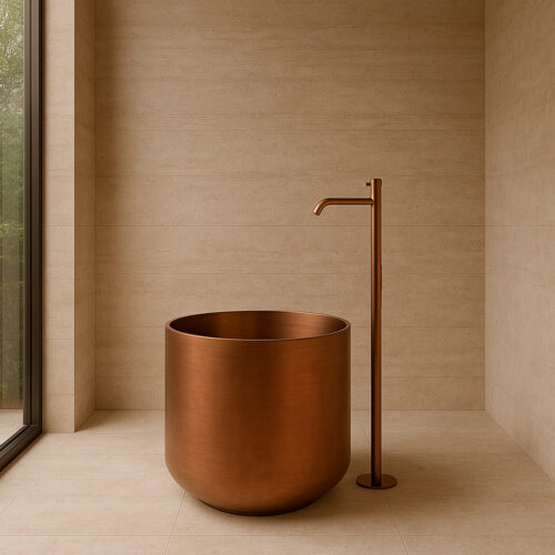 Elevate your space with the Sined Calasetta minidoccia in rose gold Shop now for quality