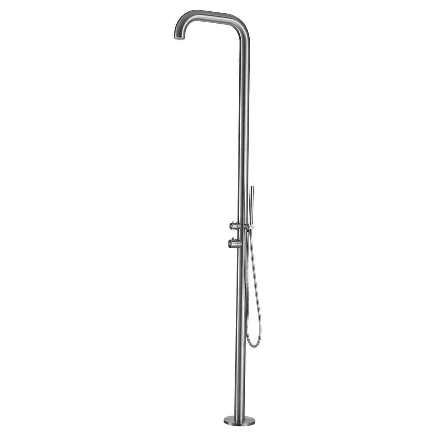 316l Satin Stainless Steel Outdoor Shower Sined Chia Inox Shower - Image 2