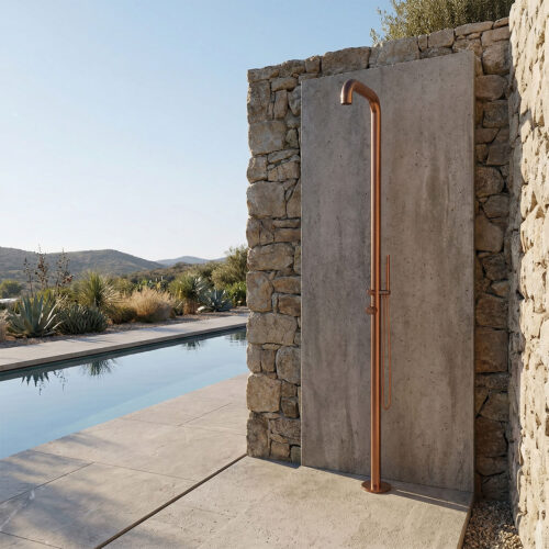 Rose Gold 316L Stainless Steel Outdoor Shower