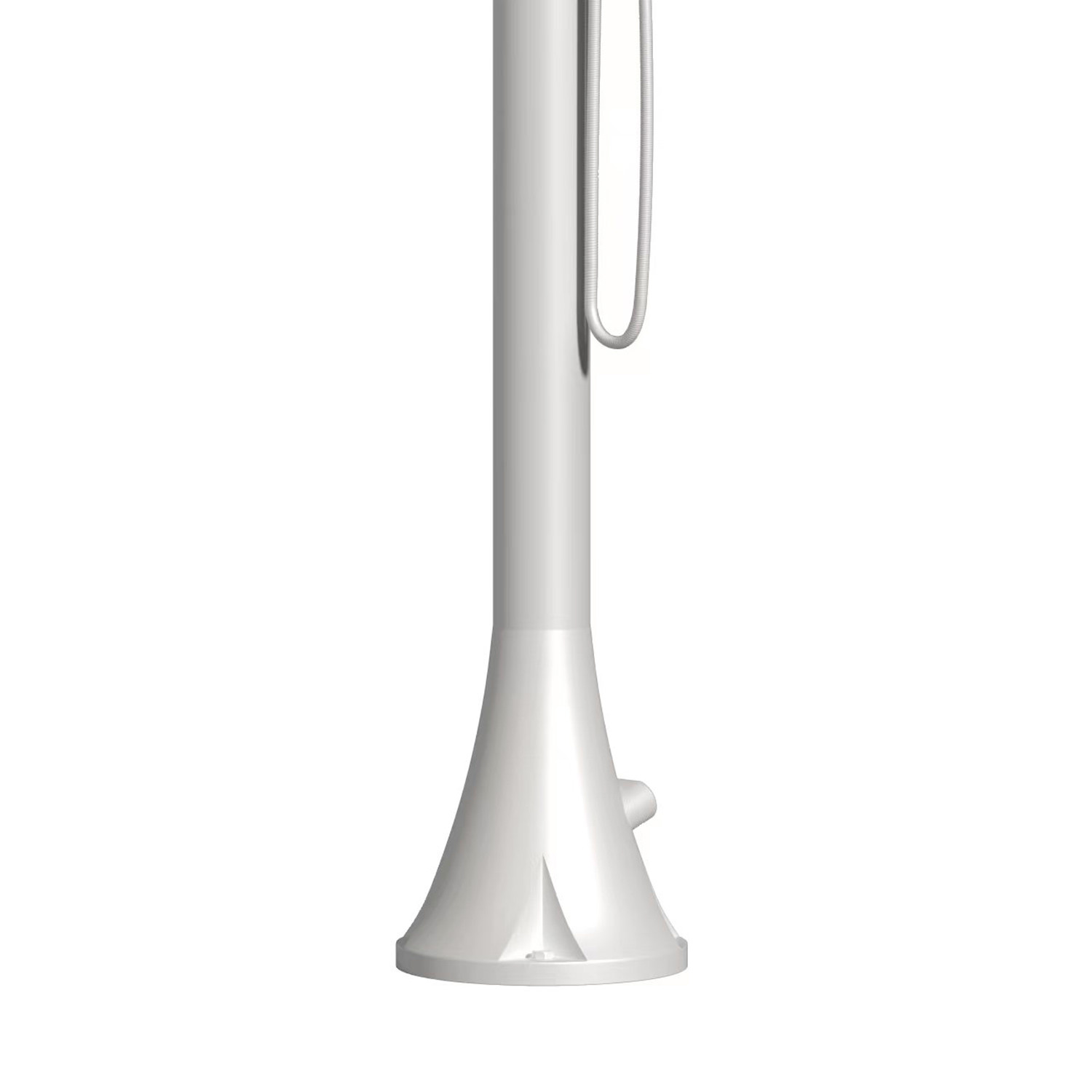 White Stainless Steel Shower With Hand Shower SINED Luna D White - Image 4