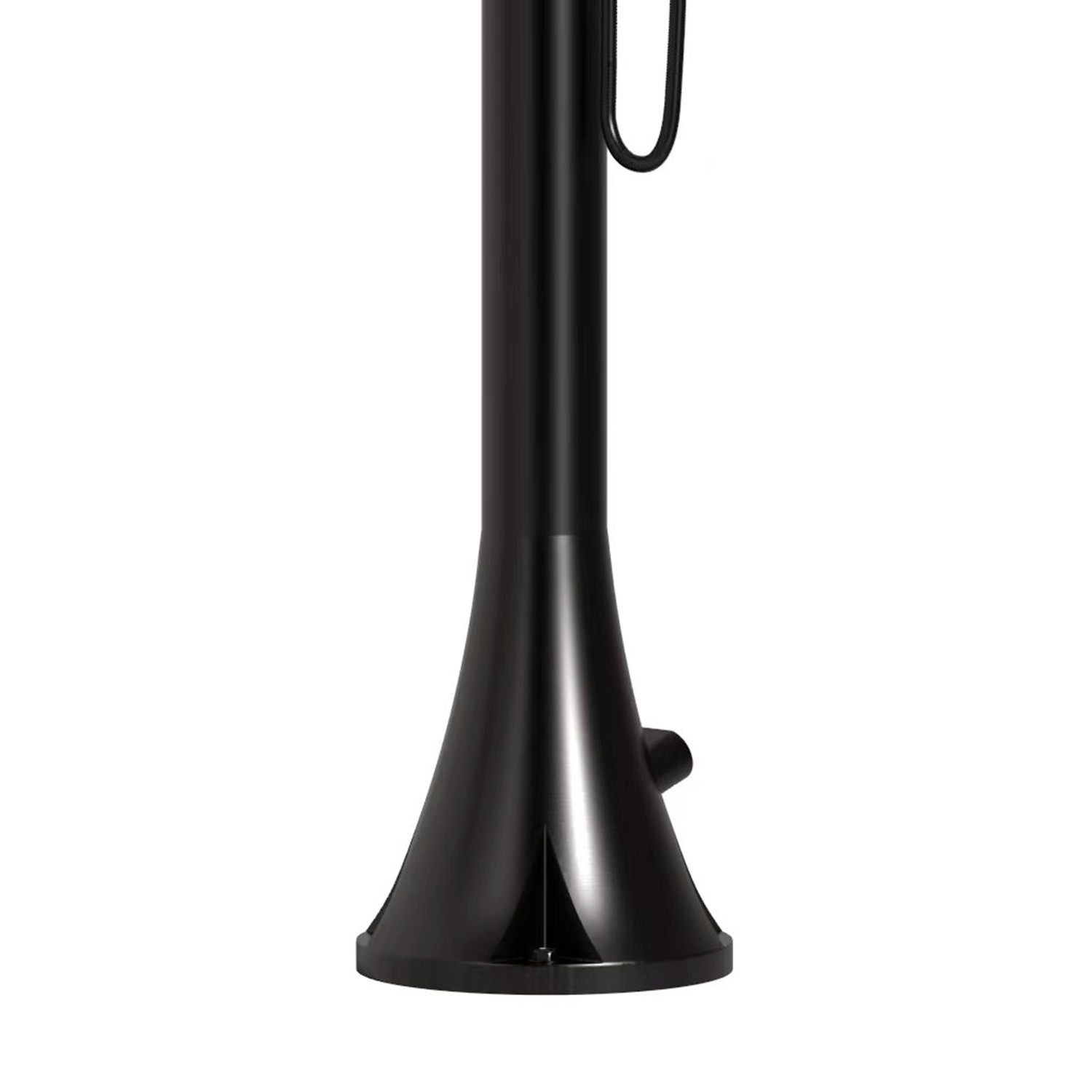 Black Stainless Steel Shower With Hand Shower Moon d Black - Image 4