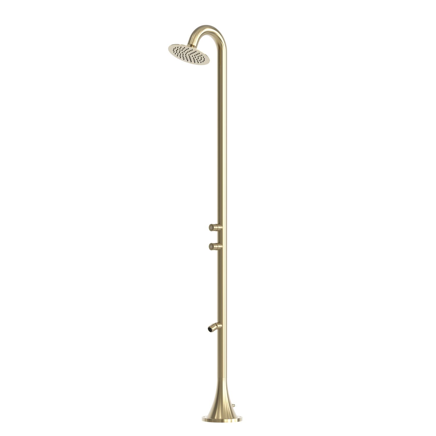 Timed Outdoor Shower Gold 316L Stainless Steel Cold Water Jet - Image 2