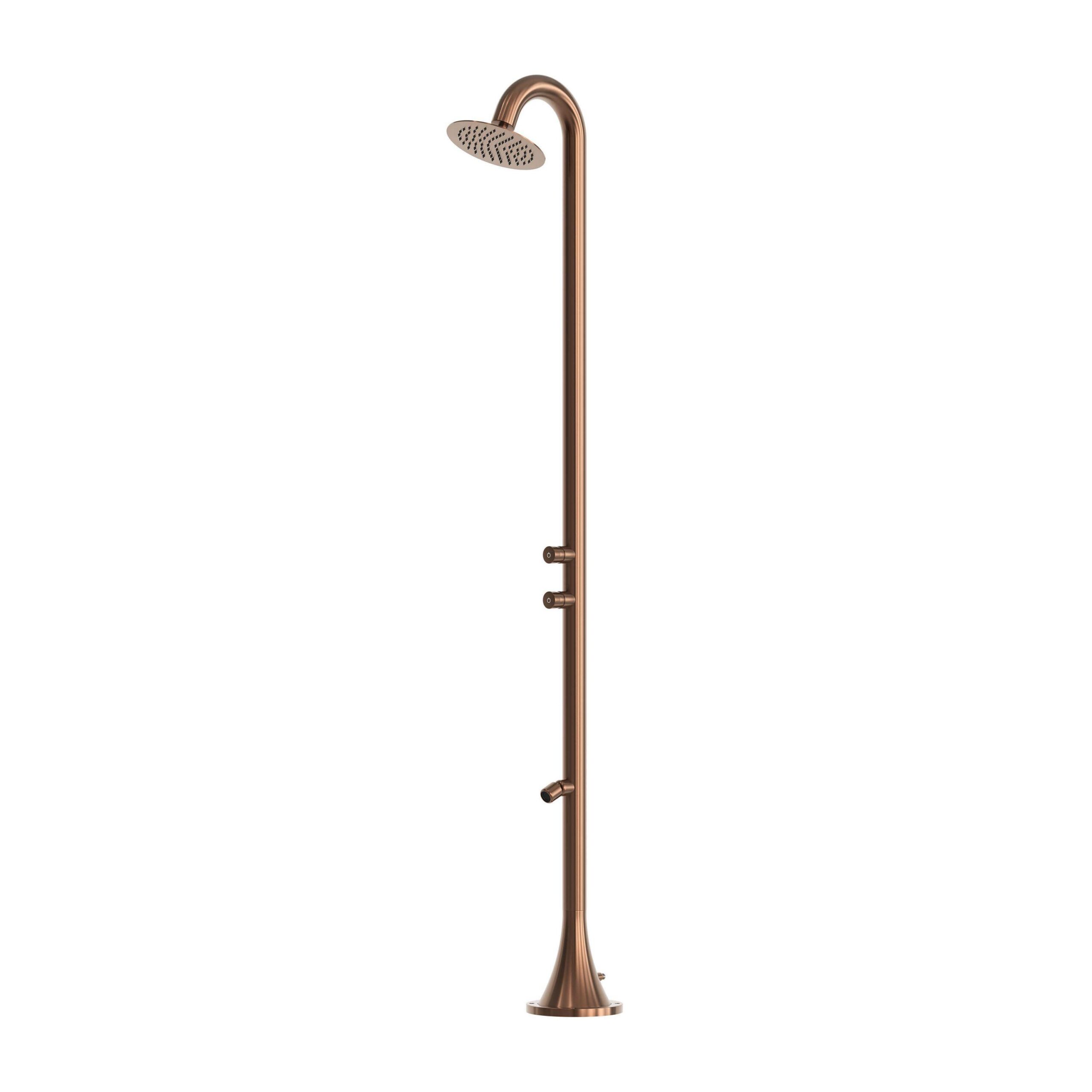 Rose Gold 316L Stainless Steel Outdoor Timed Cold Water Shower for Garden-Pool - Image 2