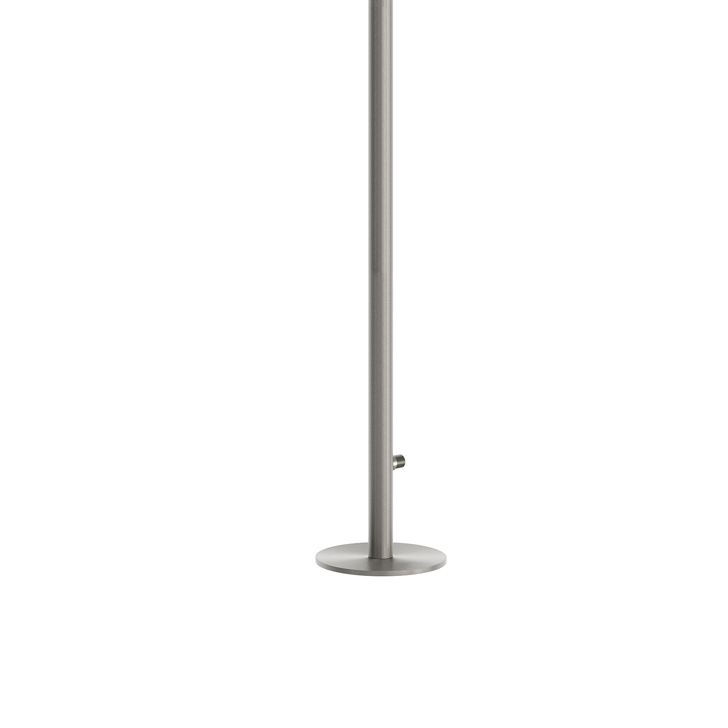 Outdoor Gun Metal Stainless Steel Shower with 25cm Head and Dual Water Inlets - Image 4