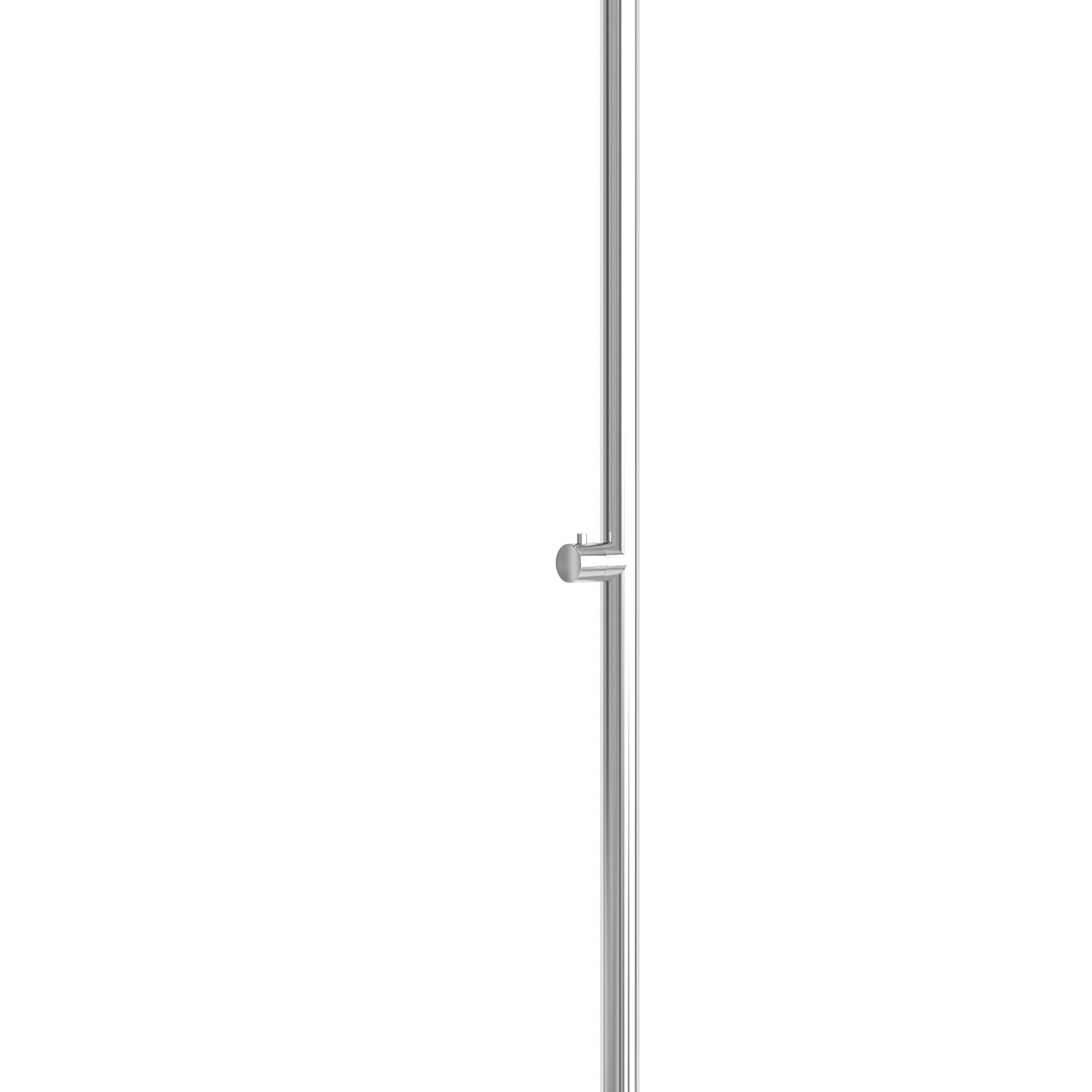 Outdoor Shower Stainless Steel AISI 316 Satin Inox 25 cm Head Floor Mount - Image 3