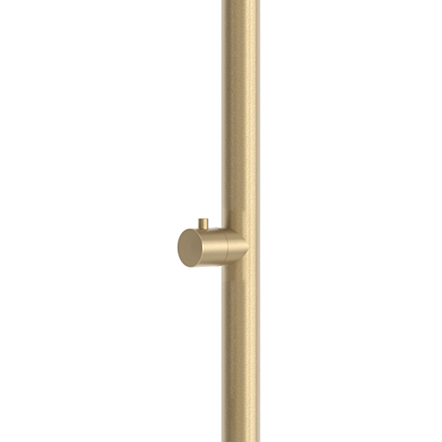 Outdoor Shower in Gold AISI 316L Stainless Steel with 25cm Rain Showerhead and Floor Mount - Image 3