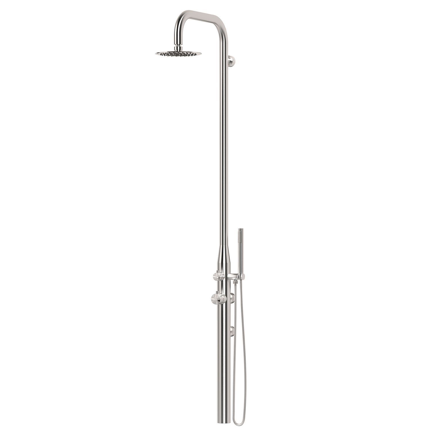 Sined Outdoor Hot And Cold Water Shower Pula Wall Inox - Image 2