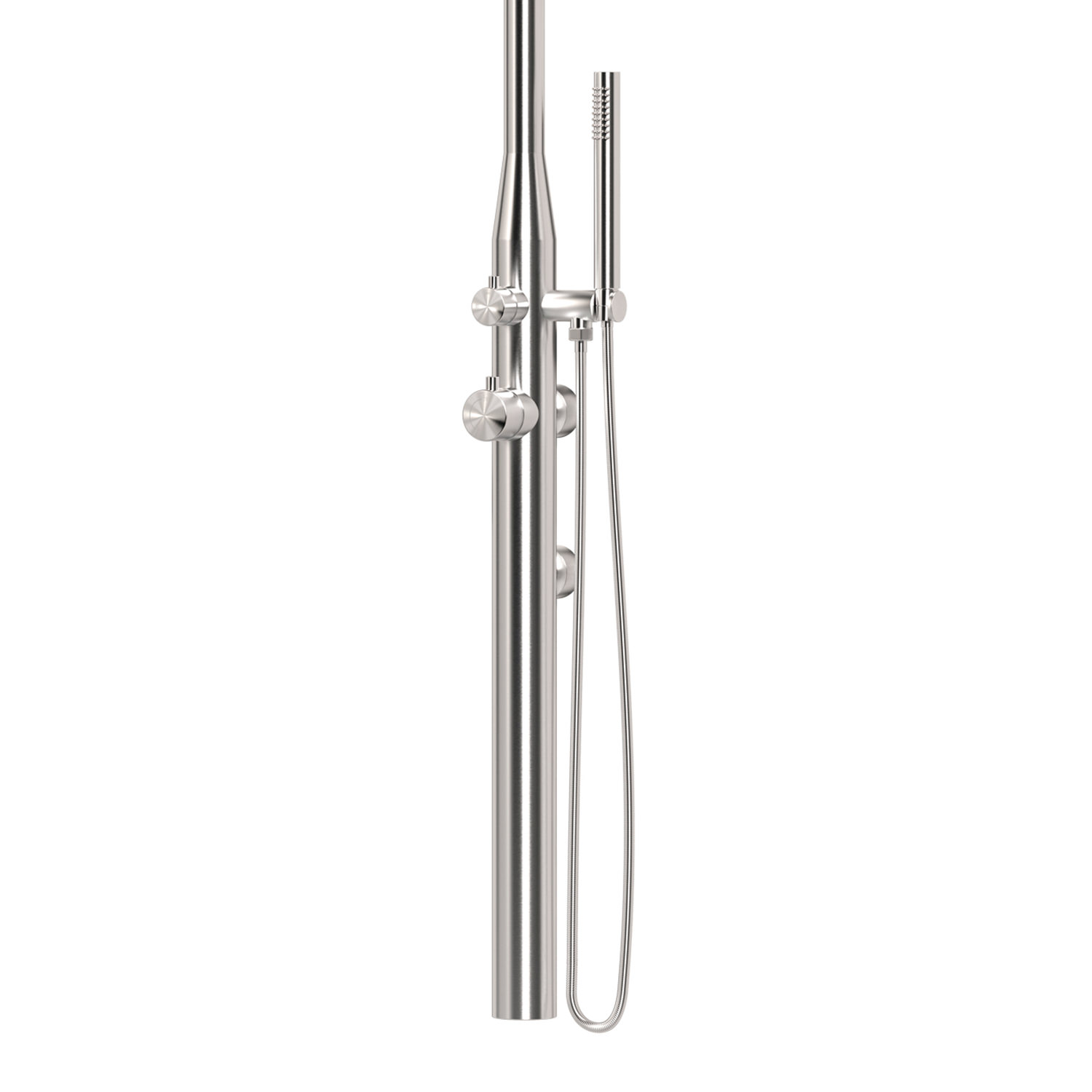 Sined Outdoor Hot And Cold Water Shower Pula Wall Inox - Image 3