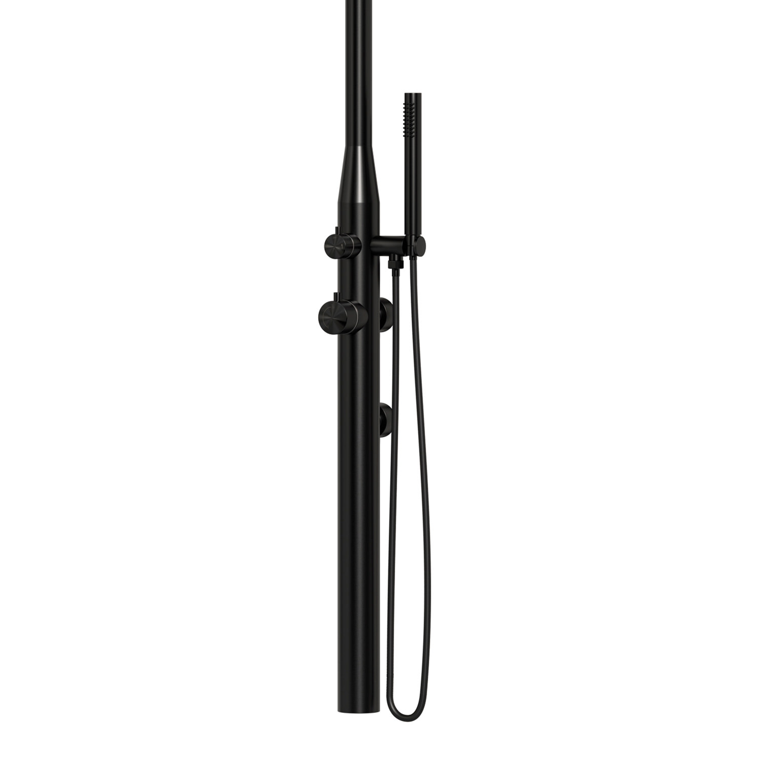 Sined Outdoor Hot And Cold Water Shower Pula Wall Black - Image 3