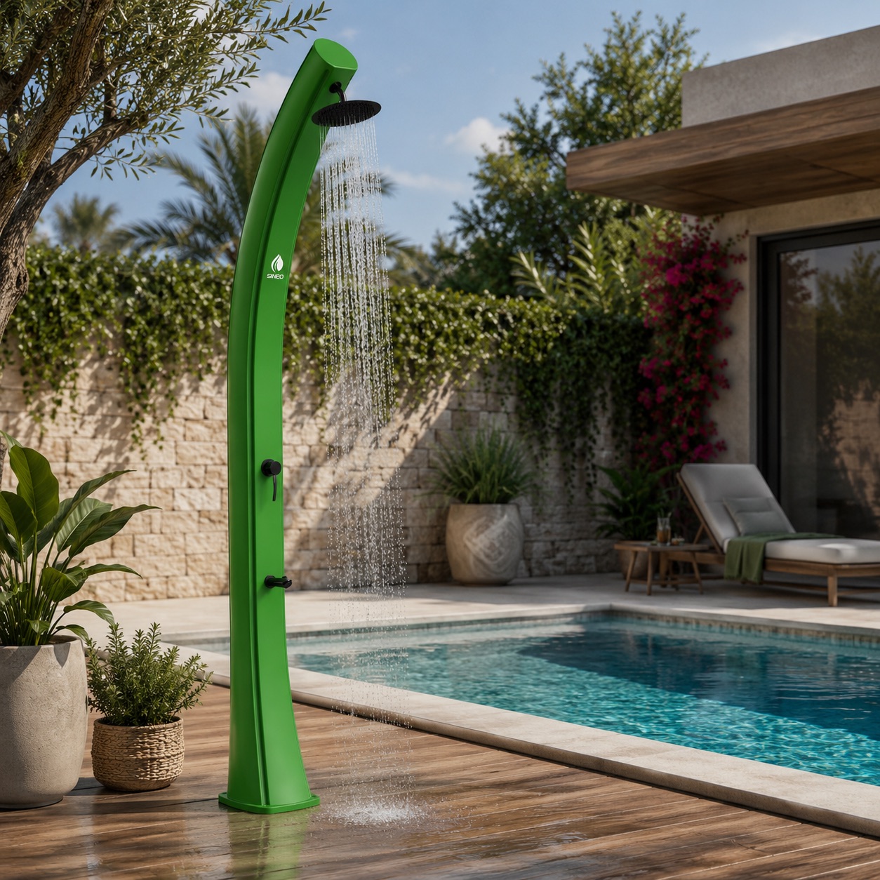 Showers Solar Heating