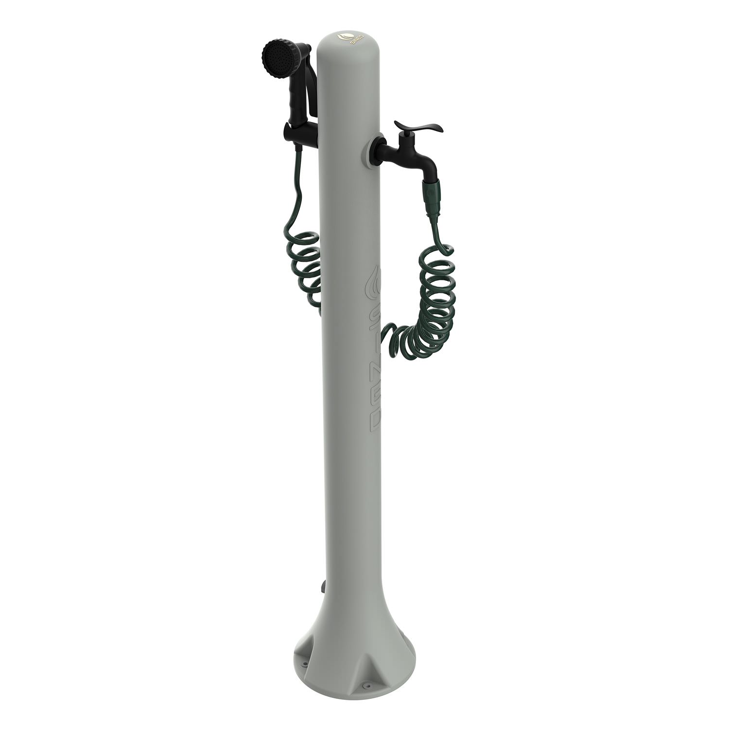 Taupe HDPE Garden Fountain Side Inlet 75 m Hose 8-Pattern Spray Gun - Image 2