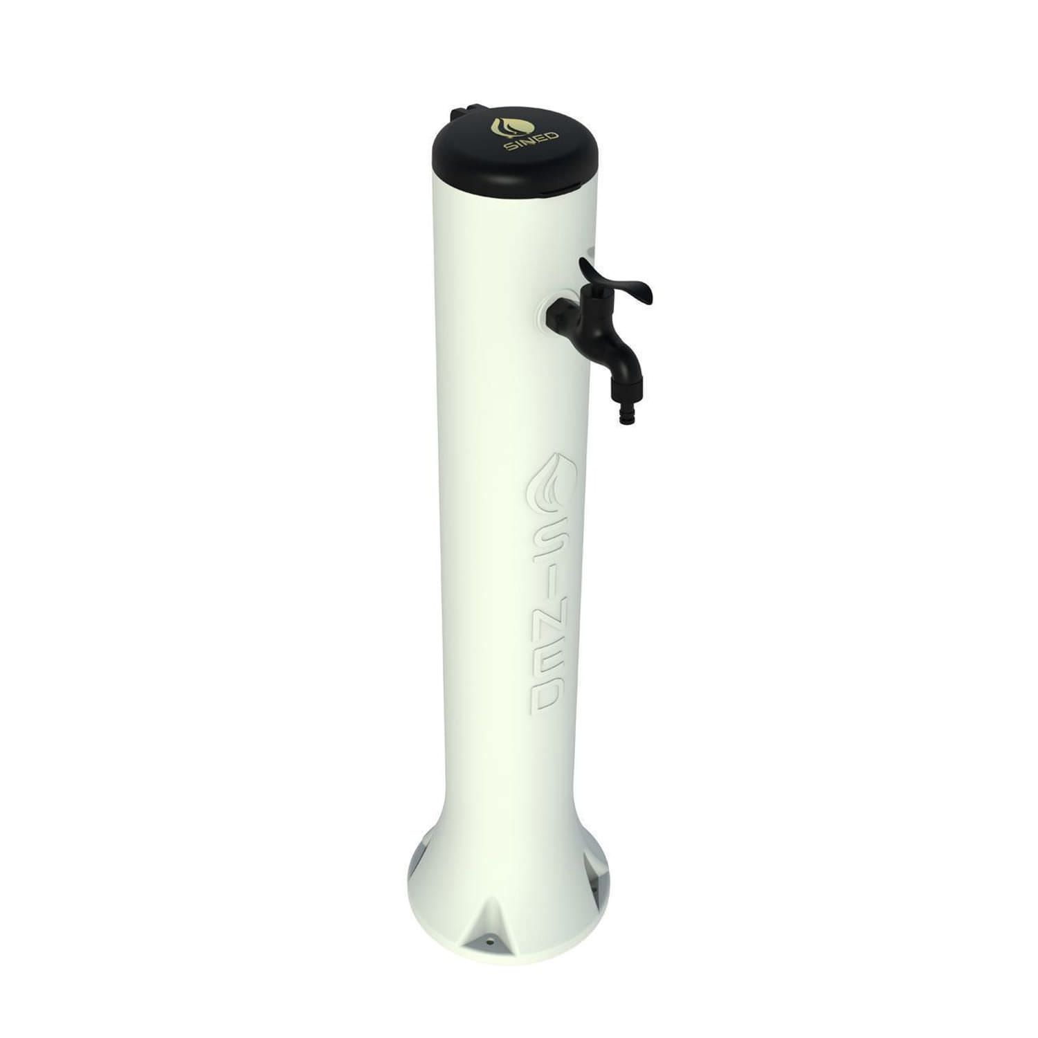 White HD Polyethylene Garden Fountain UV- Salt- and Limescale-Resistant - Image 2