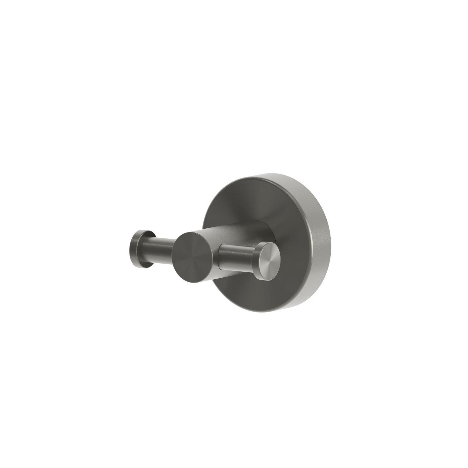 Double Wall Hook in Gun Metal PVD Finish for Durability and Modern Style - Image 2