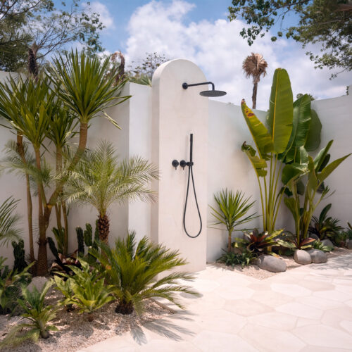 Black 316L Stainless Steel Wall Recessed Shower Kit 25cm Head Mixer Diverter