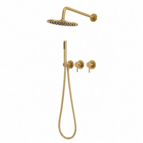 30 cm Wall-Mounted Shower Concealed Kit Rose Gold 316L Stainless Steel