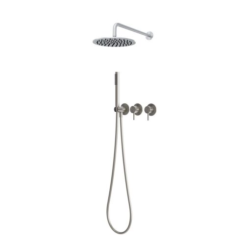 Wall-Mounted Cold Shower Concealed Kit 25 Silver 316L Stainless Steel