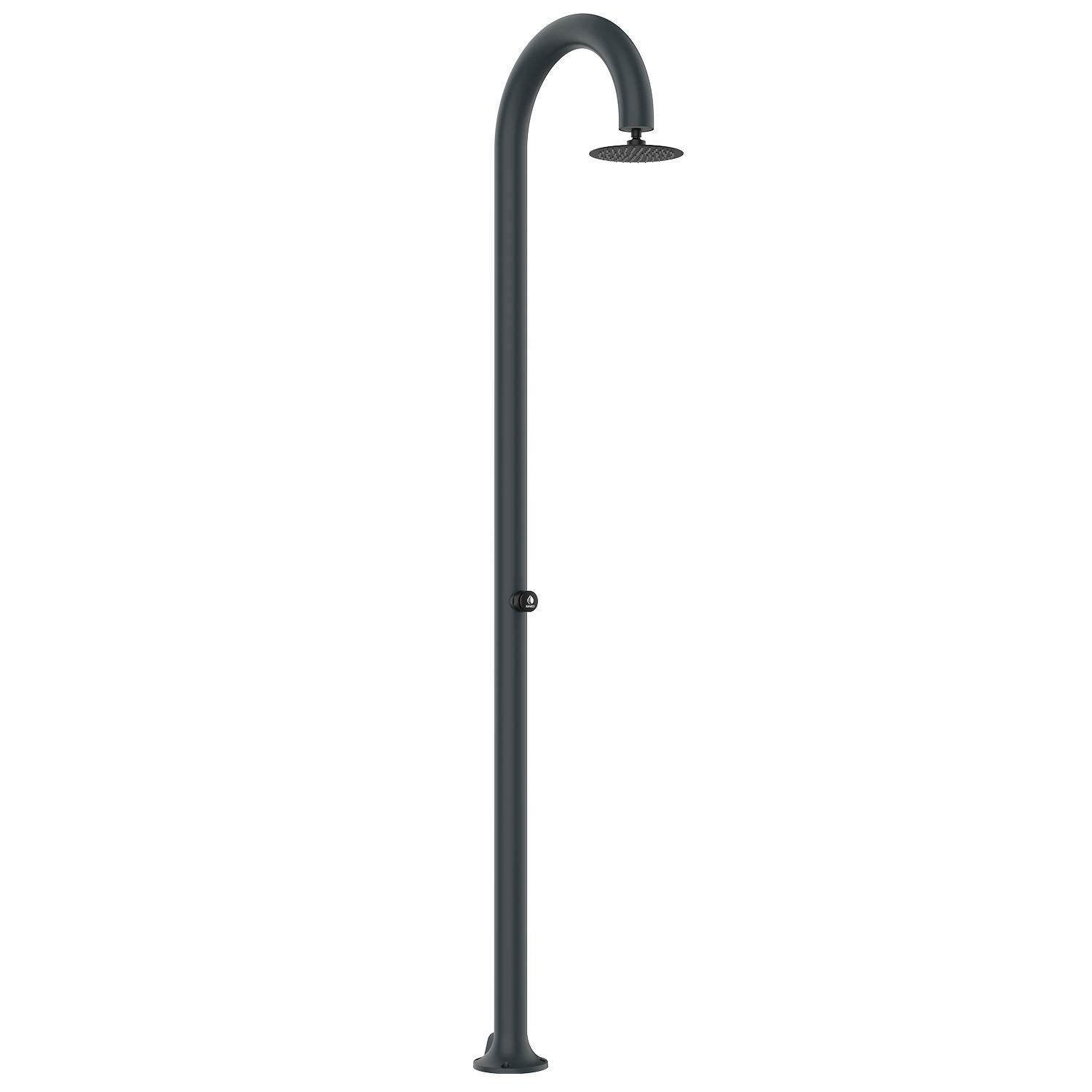 Aluminum Timed Cold Water Shower Sined Luna Timer Grey - Image 2