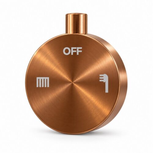 Rose Gold 316L Stainless Steel Shower Diverter Replacement Handle