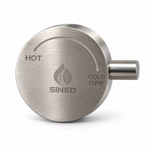 Replacement Shower Mixer Handle Stainless Finish 316L Stainless Steel