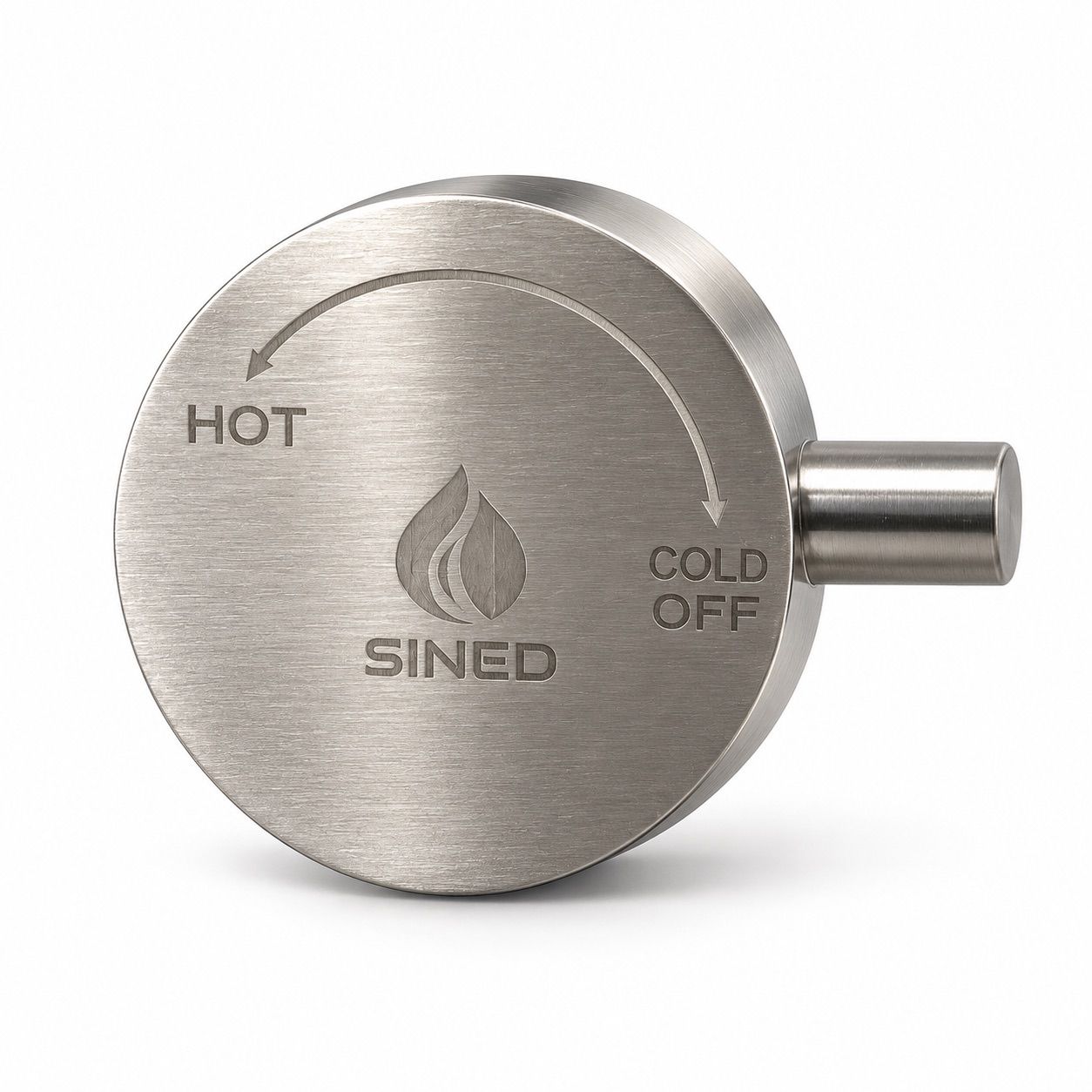 Replacement Shower Mixer Handle Stainless Finish 316L Stainless Steel