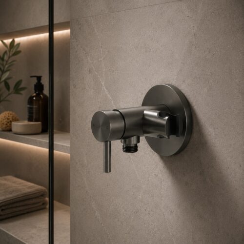 Gunmetal — MISCELATORE-MURO-ATTACCO-DOCCINO-LEVANTE-CANNA-FUC