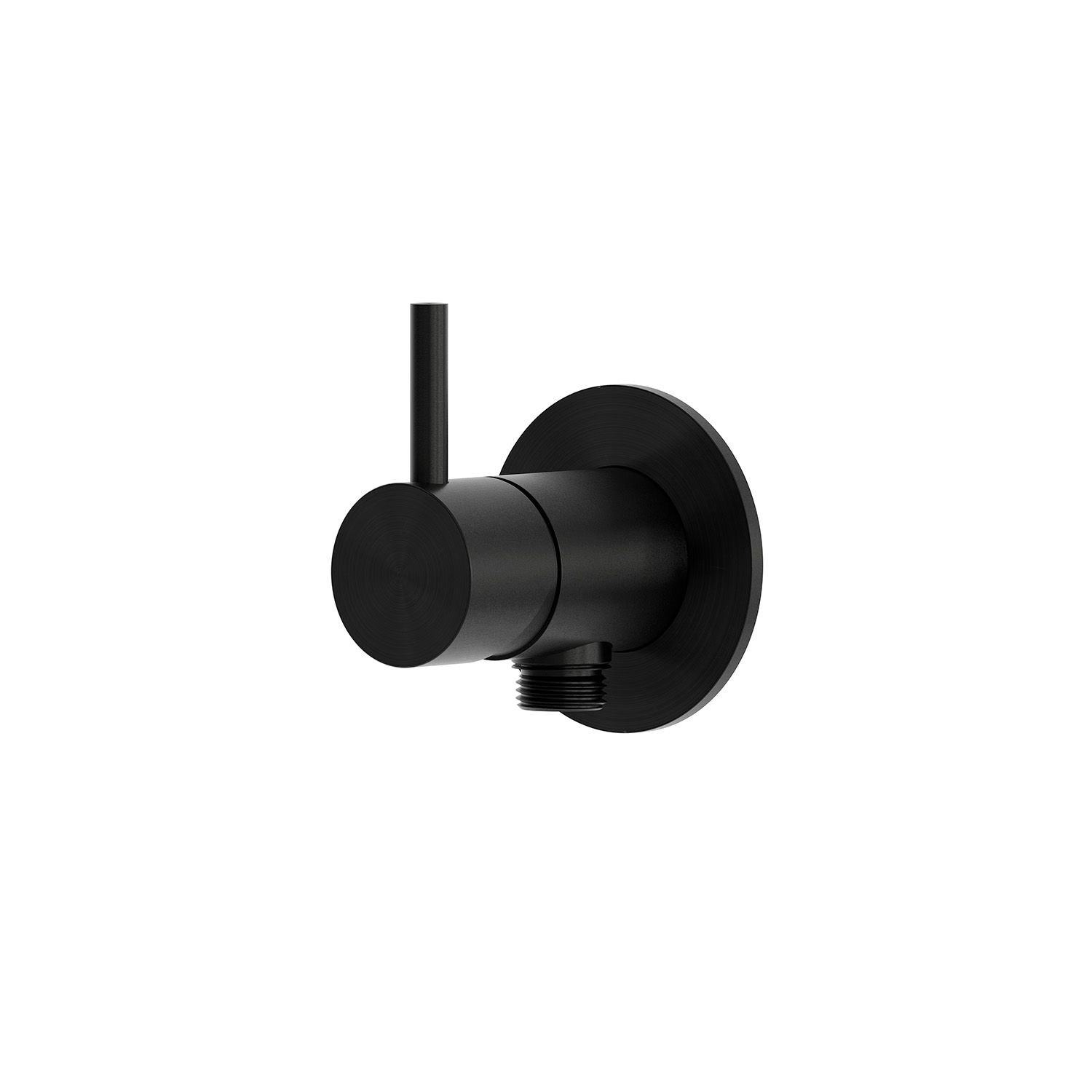 Black Wall-Mount Shattaf Shower Mixer 316L Stainless Steel Matte Finish - Image 2