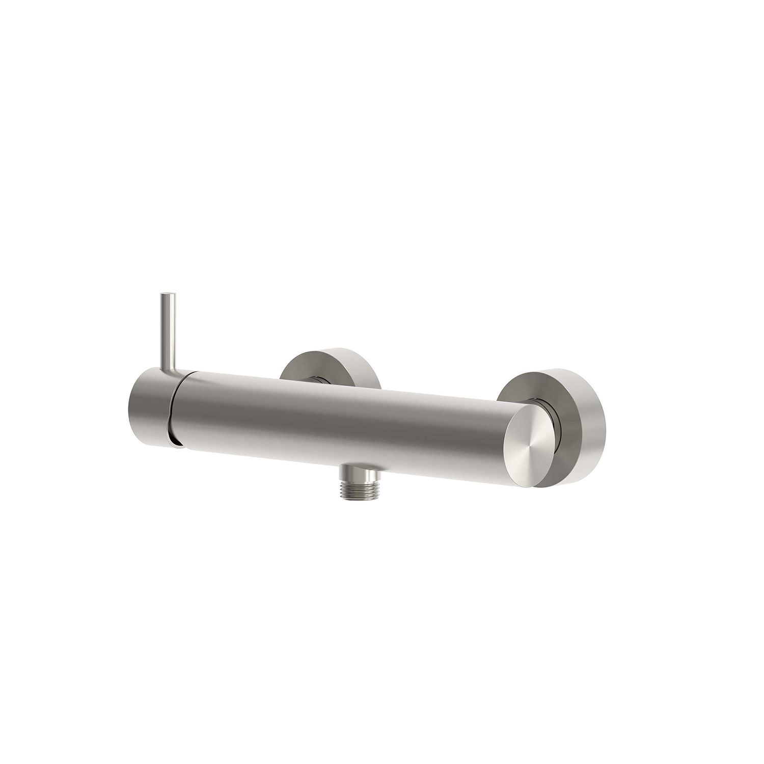 Satin Stainless Steel Wall-Mounted Shower Mixer Corrosion-Resistant Design - Image 2