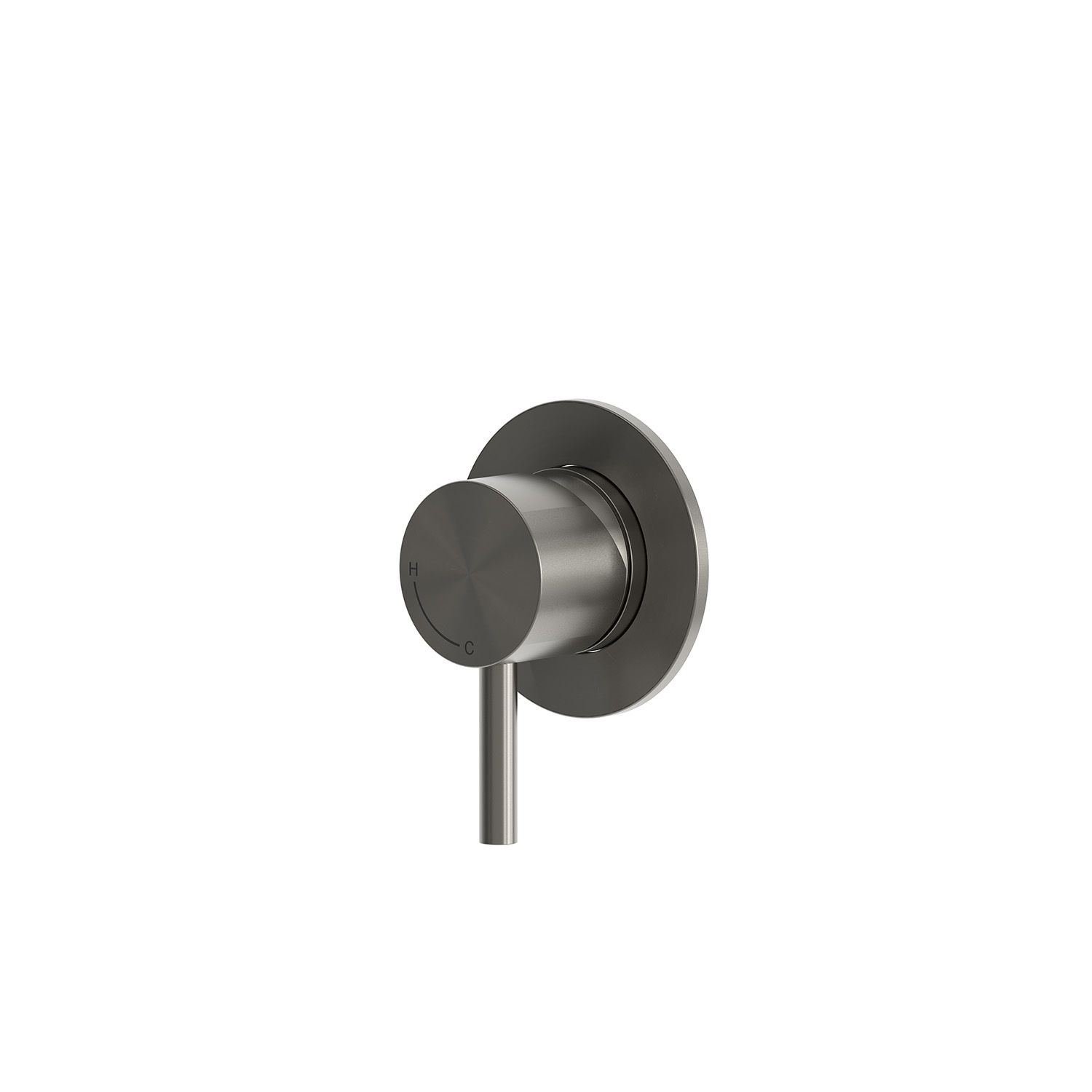 Built-in Rose Gold Mixer Tap with Rifle Spout Durable Corrosion-Resistant Material - Image 2