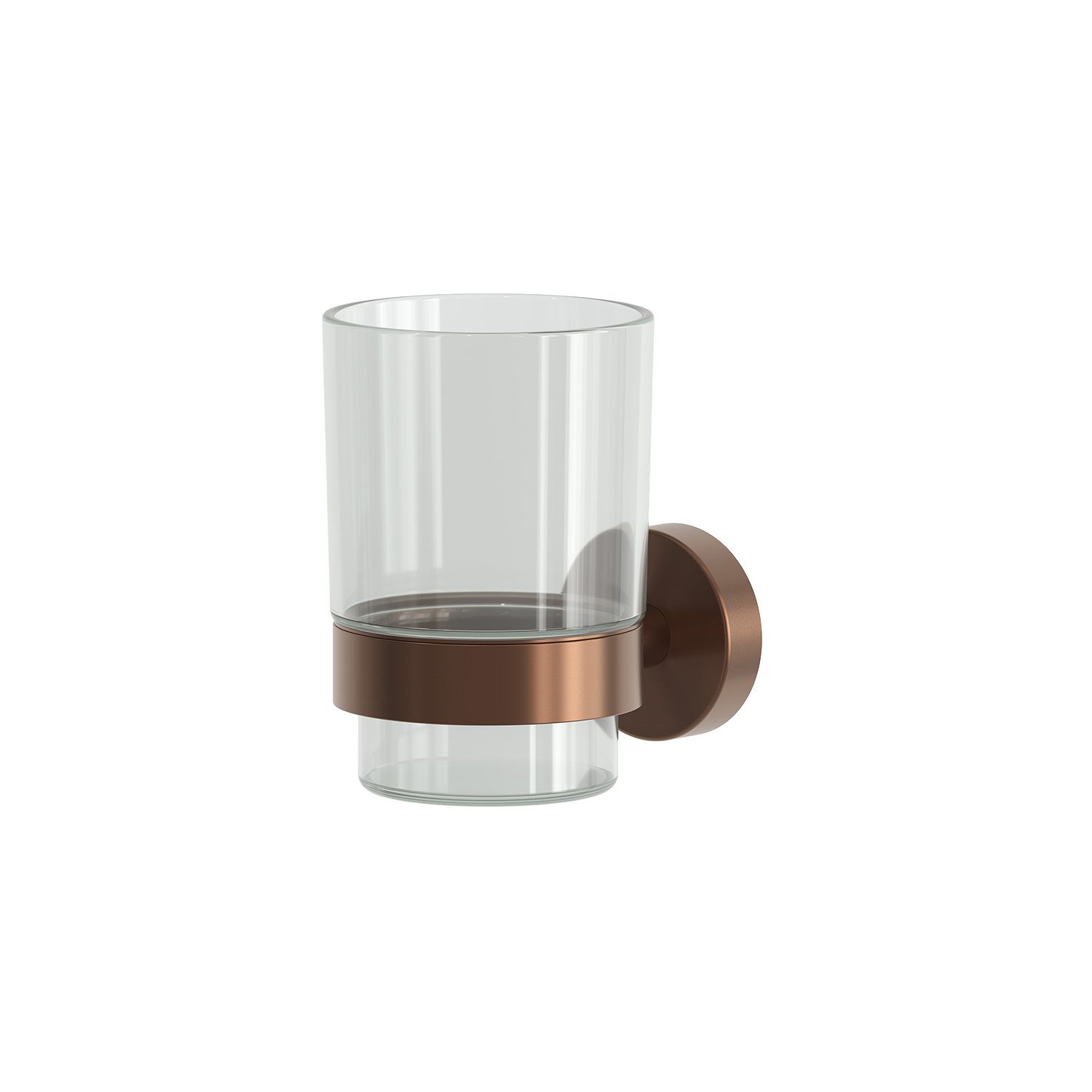 Single Rose Gold Stainless Steel Cup Holder for Elegant Bathroom Organization - Image 2