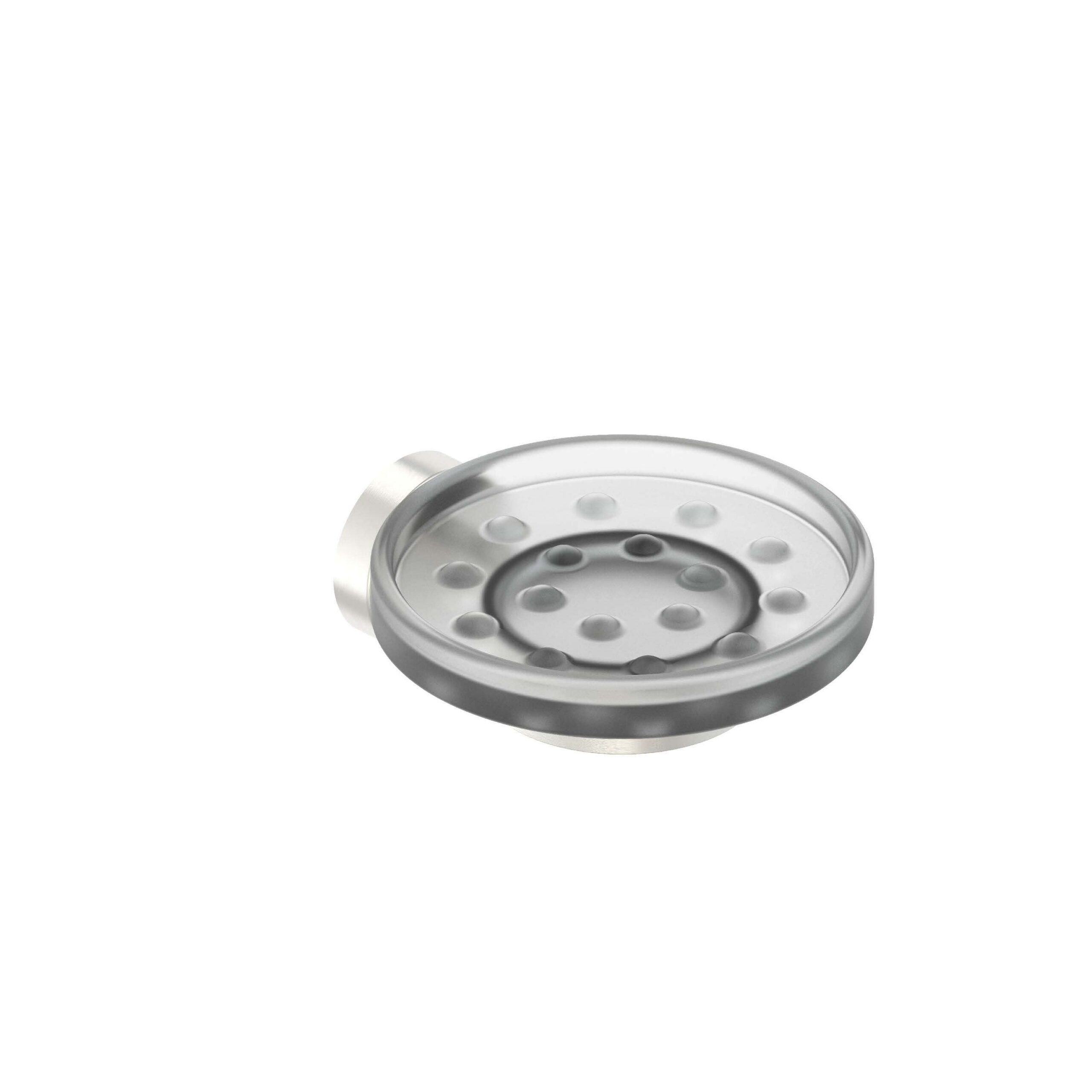 Satin Stainless Steel Wall-Mount Soap Holder Corrosion-Resistant Design - Image 2