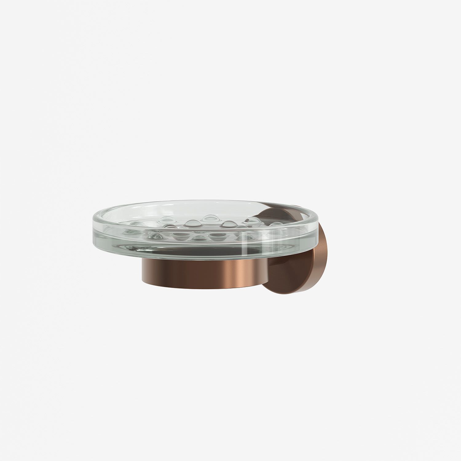 Modern Wall Soap Holder in Rose Gold 316L Stainless Steel for Wet Areas - Image 2