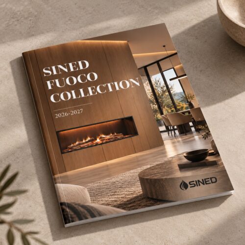 Multicolor Paper Fireplace Magazine – LED Vapor Holographic e Infrared