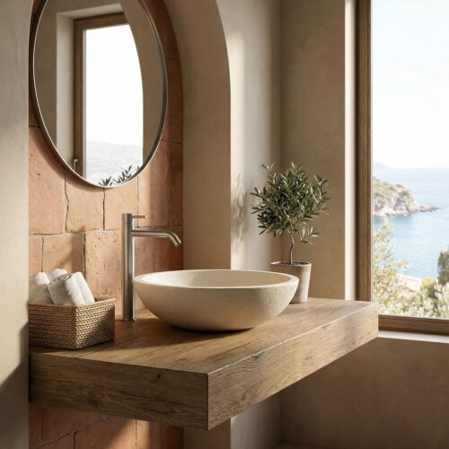 Gun Metal Stainless Steel 316L Tall Basin Mixer Tap with Modern Design