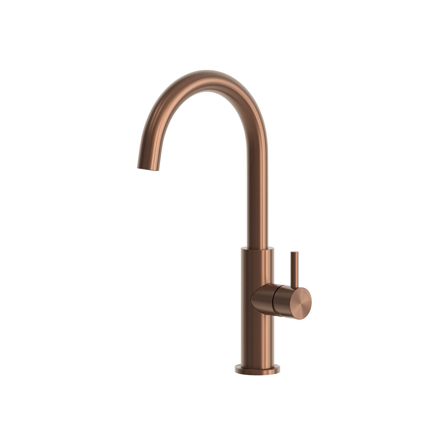Rose Gold Stainless Steel 316L Kitchen Faucet 32 cm Corrosion-Resistant - Image 2