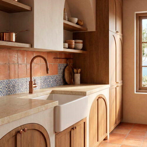 Rose gold — RUBINETTO-LAVELLO-LEVANTE-ESTRAIBILE-ORO-ROSA