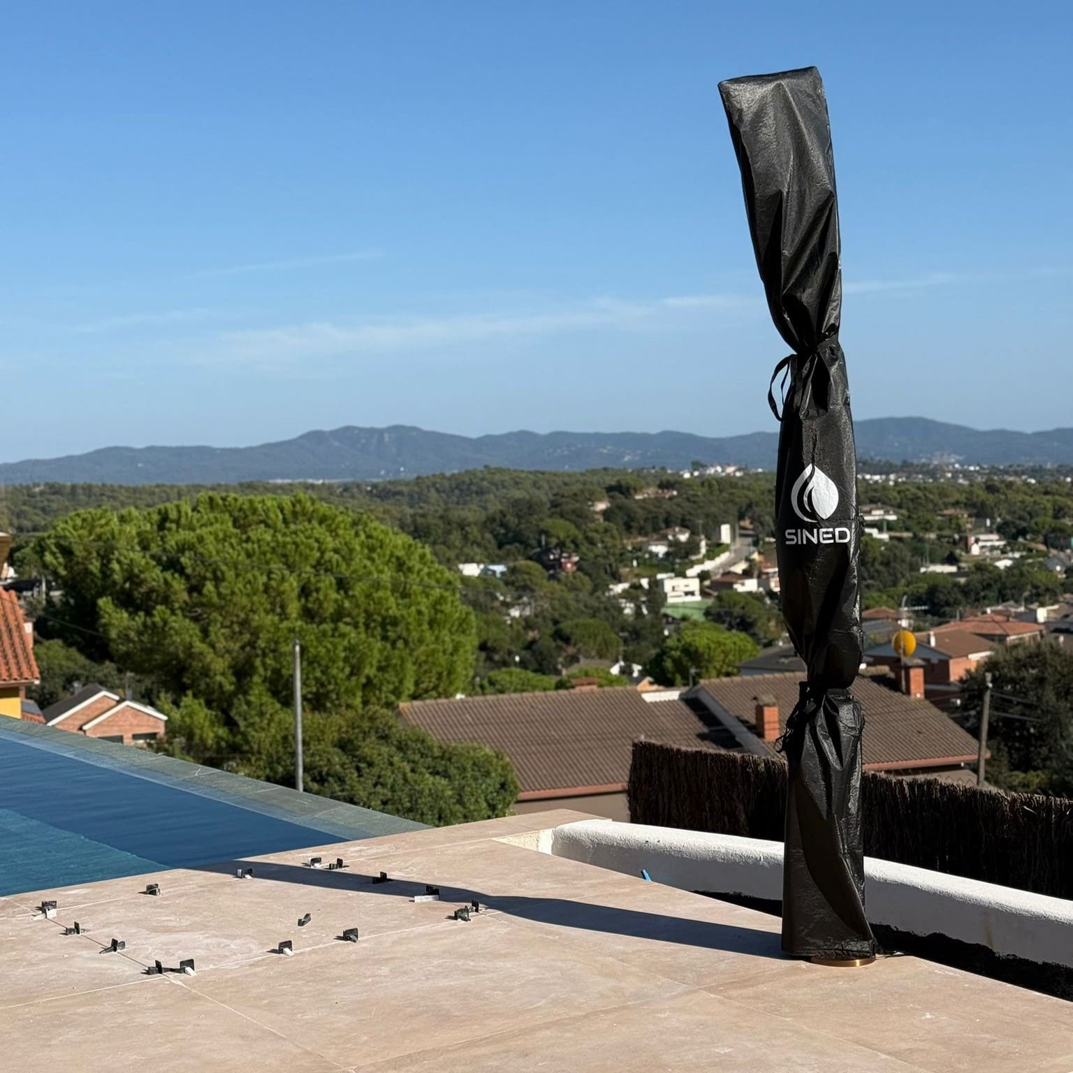 Sined Pvc Shower Protective Case Winter Shower Sack