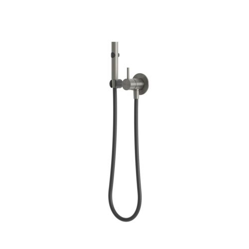 Flexible Shower Set with Green 316L Stainless Steel Gunmetal Hose Durable