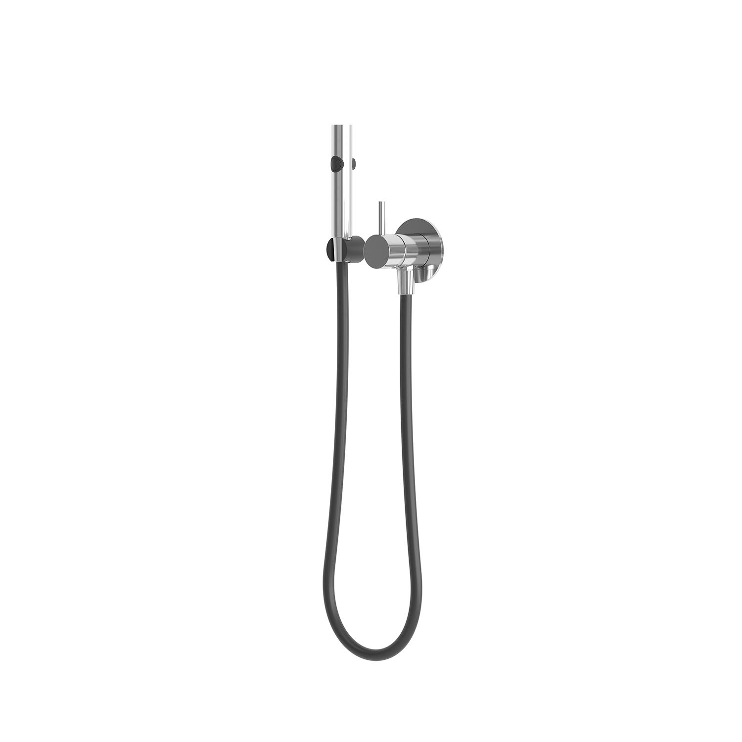 Flexible Stainless Steel 316L Wall-Mounted Bidet and WC Shower Set with Hose - Image 2