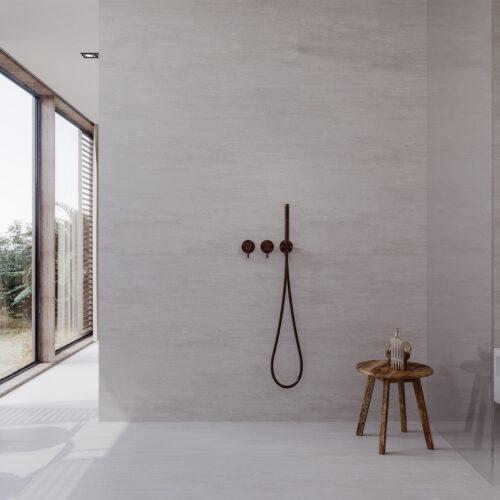 Wall-Mounted Rose Gold 316L Stainless Steel Shower Kit with Mixer Corrosion Resistant