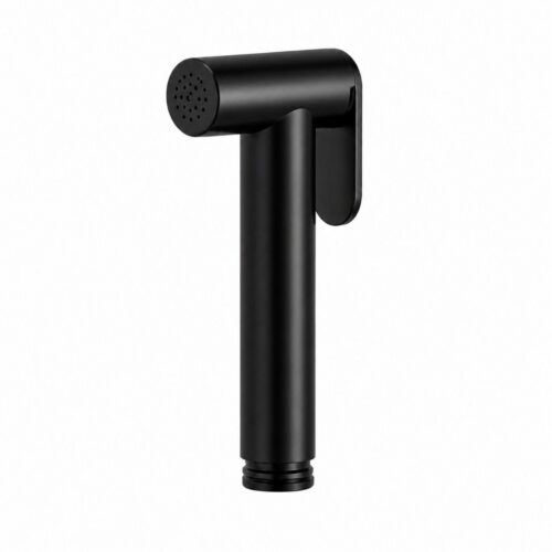 Black 316L Stainless Steel Bidet Spray Hand Shower Precise Jet