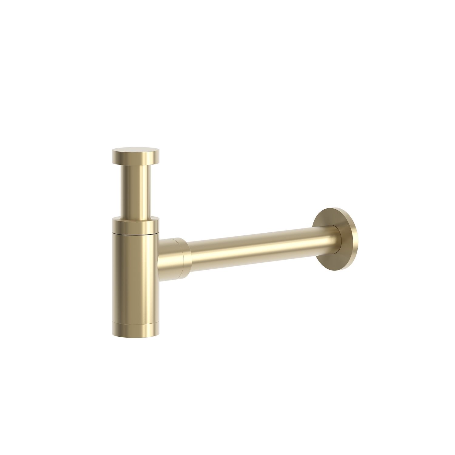 Gold 316L Stainless Steel Sink Drain Trap with PVD Finish - Image 2
